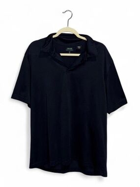 Izod Cool-FX Series Navy Blue Short Sleeve Polo Shirt Men’s Size Large